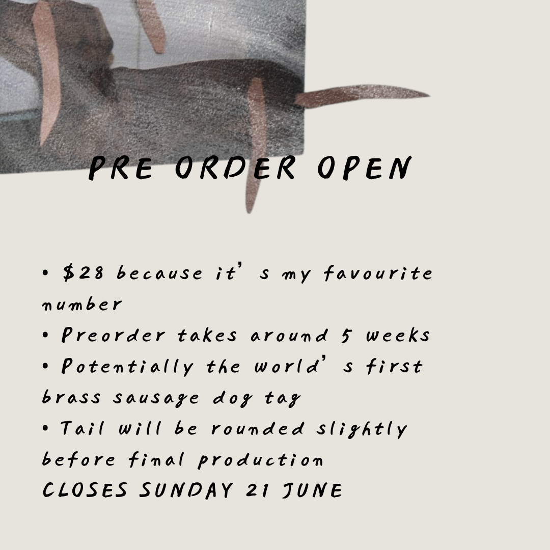 SNAG TAG - PRE ORDER CLOSES SUNDAY 21TH