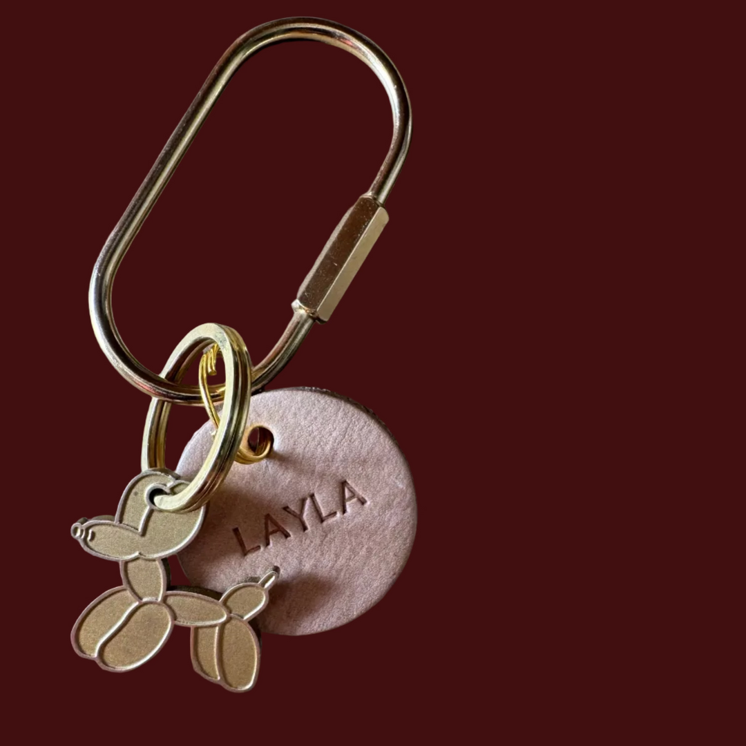 HUMAN KEY HOLDER BALOON DOG