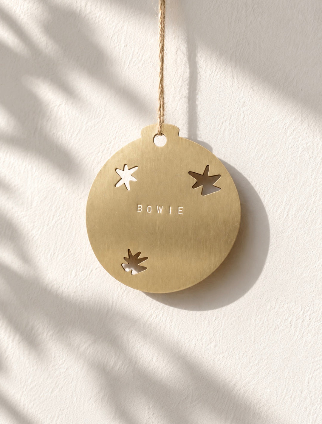 LIMITED PREORDER HAND STAMPED PERFECTLY IMPERFECT WONKY BAUBLE TREE DECORATION - ships november